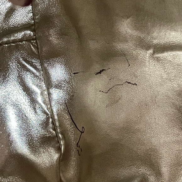 Rare Michael Kors Large Rose Gold Metallic Grayson Bag - Picture 11 of 13